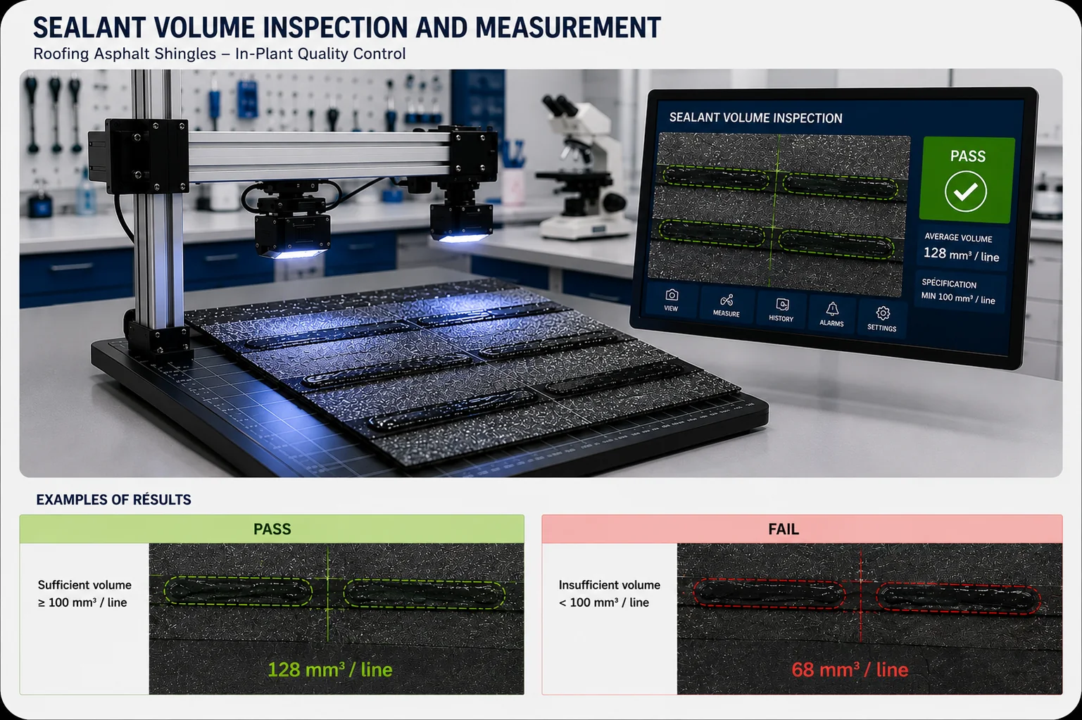 Industrial automation — Mesure Scellant Bardeaux EN