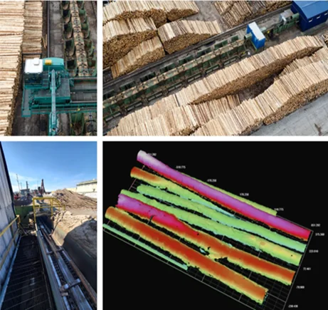 Automatisation industrielle — Mesure Volume Bois Entree Moulin
