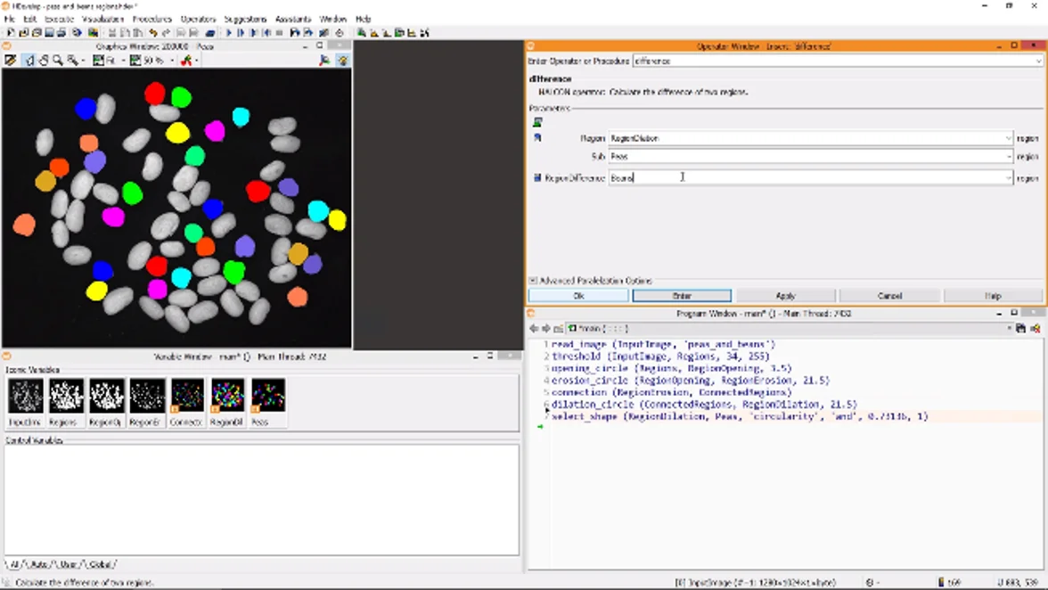 MVTec products — Extremely powerful machine vision library designed for OEMs with dedicated vision programming teams who want to develop and protect their proprietary code.